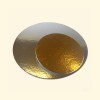 Disco dorado/ plateado 10 cm