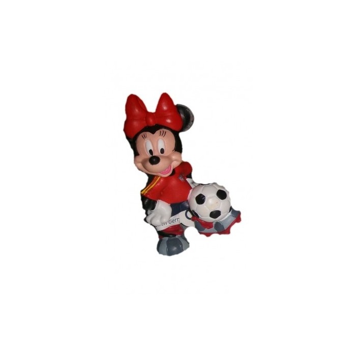 Figurita Minnie futbolista