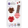 Molde de piruleta de labios de chocolate Wilton
