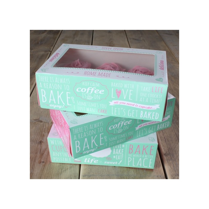 Set 3 cajas cupcakes diseño Quotes