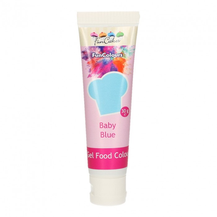 Colorante FunColours Gel Azul Bebe 30g - Funcakes