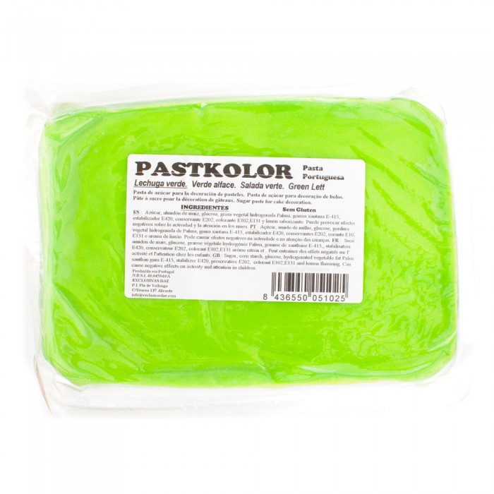 Fondant Verde lechuga PastKolor
