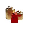 Caja Panettone Rojo cuadrada 21 cm