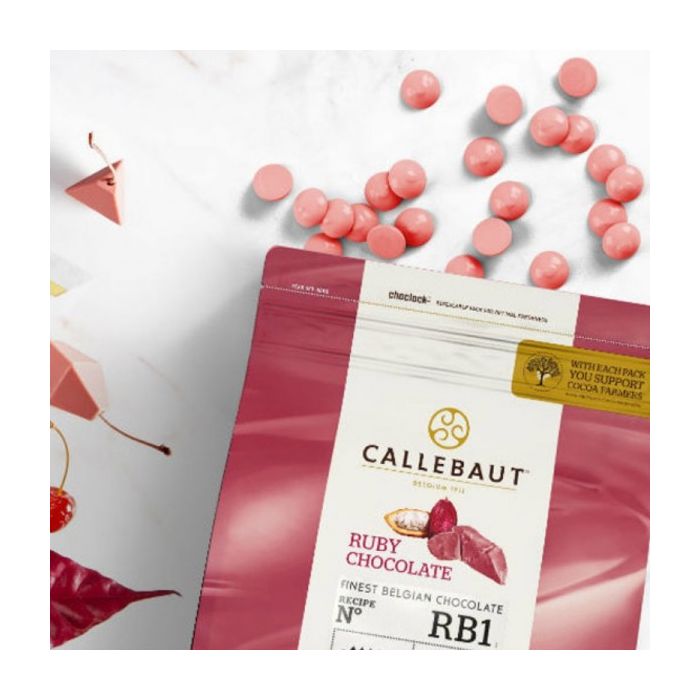 Chocolate Rubí RB1 Callebaut 150 g.