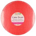 Cake Drum / Base redonda 30 cmx12 mm roja