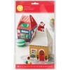 Set de 4 Cajas mini casa para dulces navideños - Wilton
