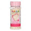 Copos de Nieve con Purpurina Blanca, 50 grs. - FunCakes 
