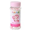 Perlas blandas nacaradas rosa / blanco - Funcakes