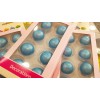 Bolas de chocolate en azul perlado Funcakes