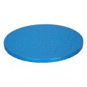 Cake Drum / Base redonda 30 cm, grosor 12 mm azul electrico - Funcakes