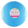 Cake Drum / Base redonda 25 cm, grosor 12 mm azul electrico - Funcakes