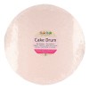 Cake Drum / Base redonda 25 cm, grosor 12 mm rosa dorado - Funcakes