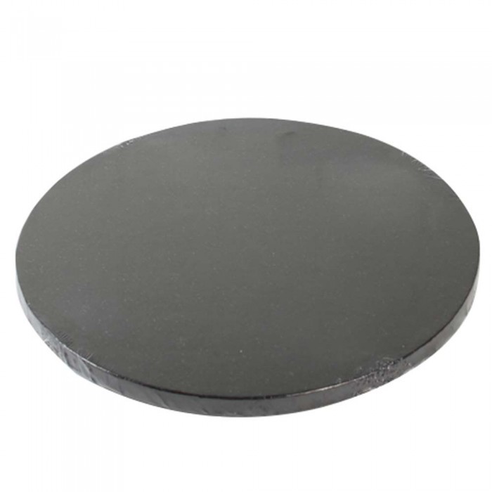 Cake Drum / Base redonda 25 cm 12 mm negra - Funcakes