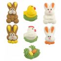 Set 7 mini figuras azúcar Pascua