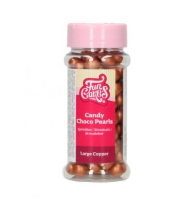 Perlas de chocolate cobre perlado Funcakes 