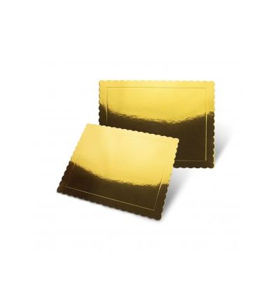Base rectangular oro ondas 30x25 3 mm.