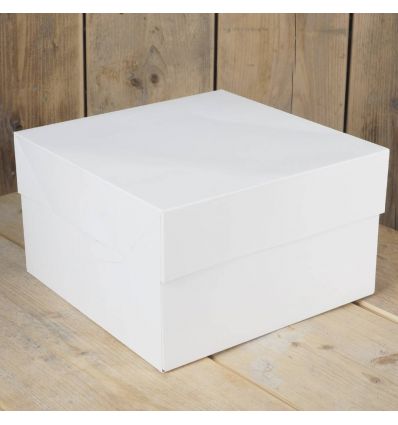 Caja cuadrada 20x20x15 blanca