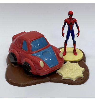 Mona chocolate coche Spiderman