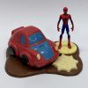 Mona chocolate coche Spiderman