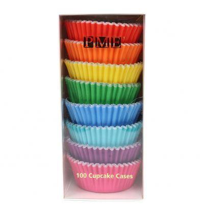 Cápsulas para hornear ArcoIris PME 100 u.