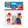 Pack de figuras y velas Paw Patrol Dekora