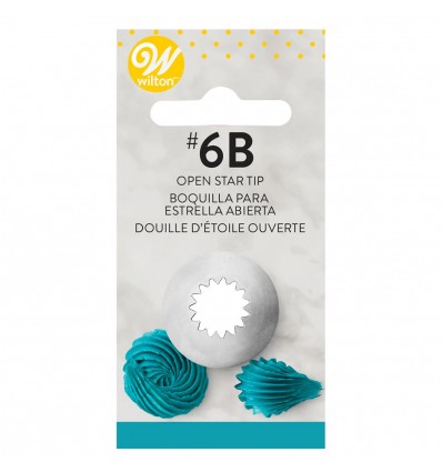 Boquilla 6B Estrella Abierta Wilton